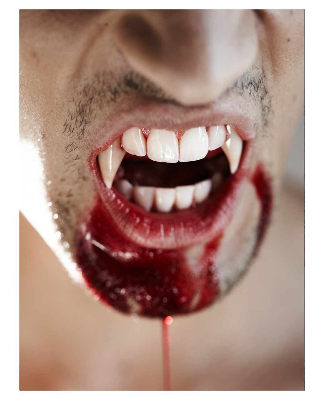 bloody vampire teeth