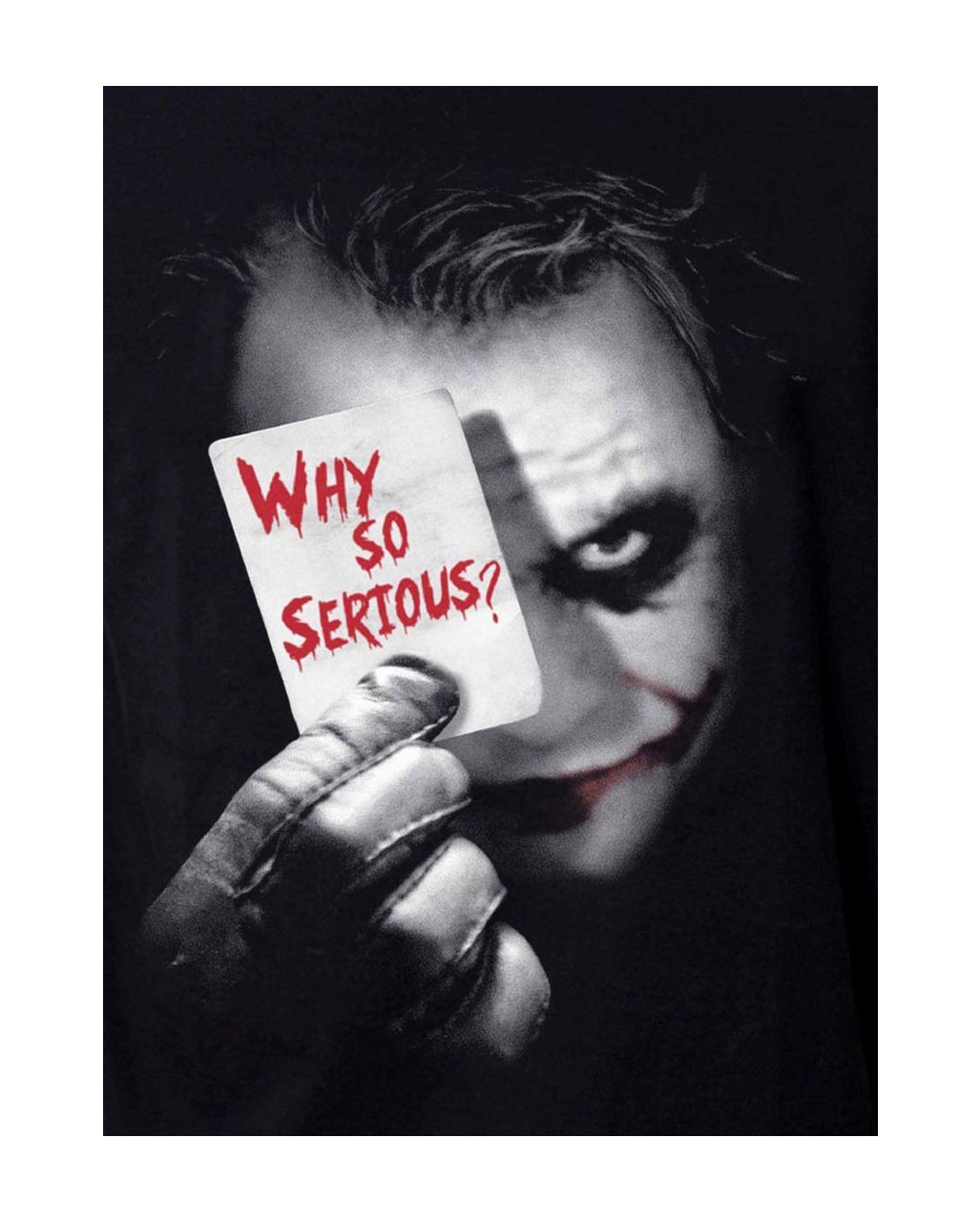 The Dark Knight Joker T-Shirt Why So Serious? | Batman T ...