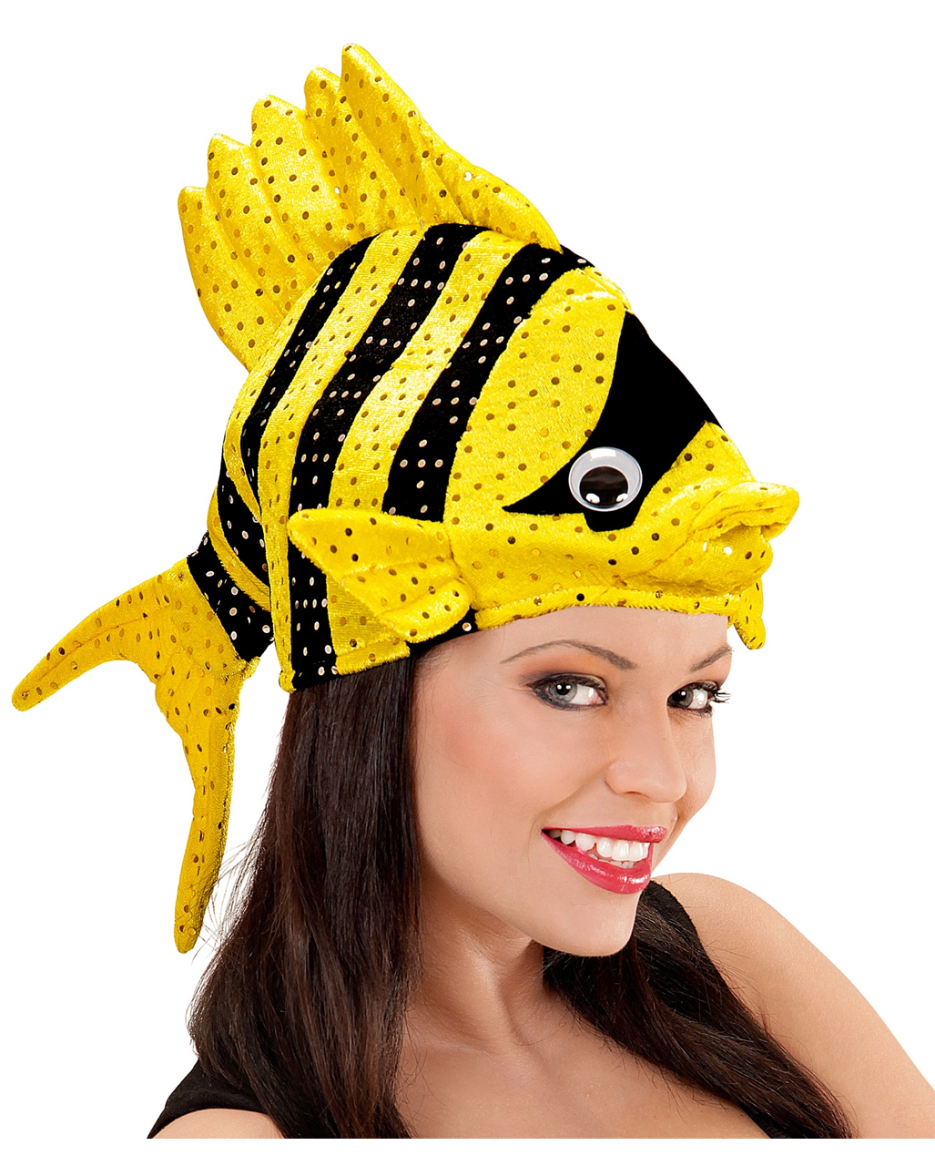 Tropical Fish Hat Yellow for beach party