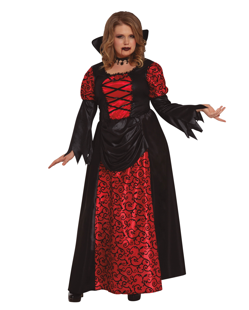 Damenkostüm Vampirlady Halloween Kostüm