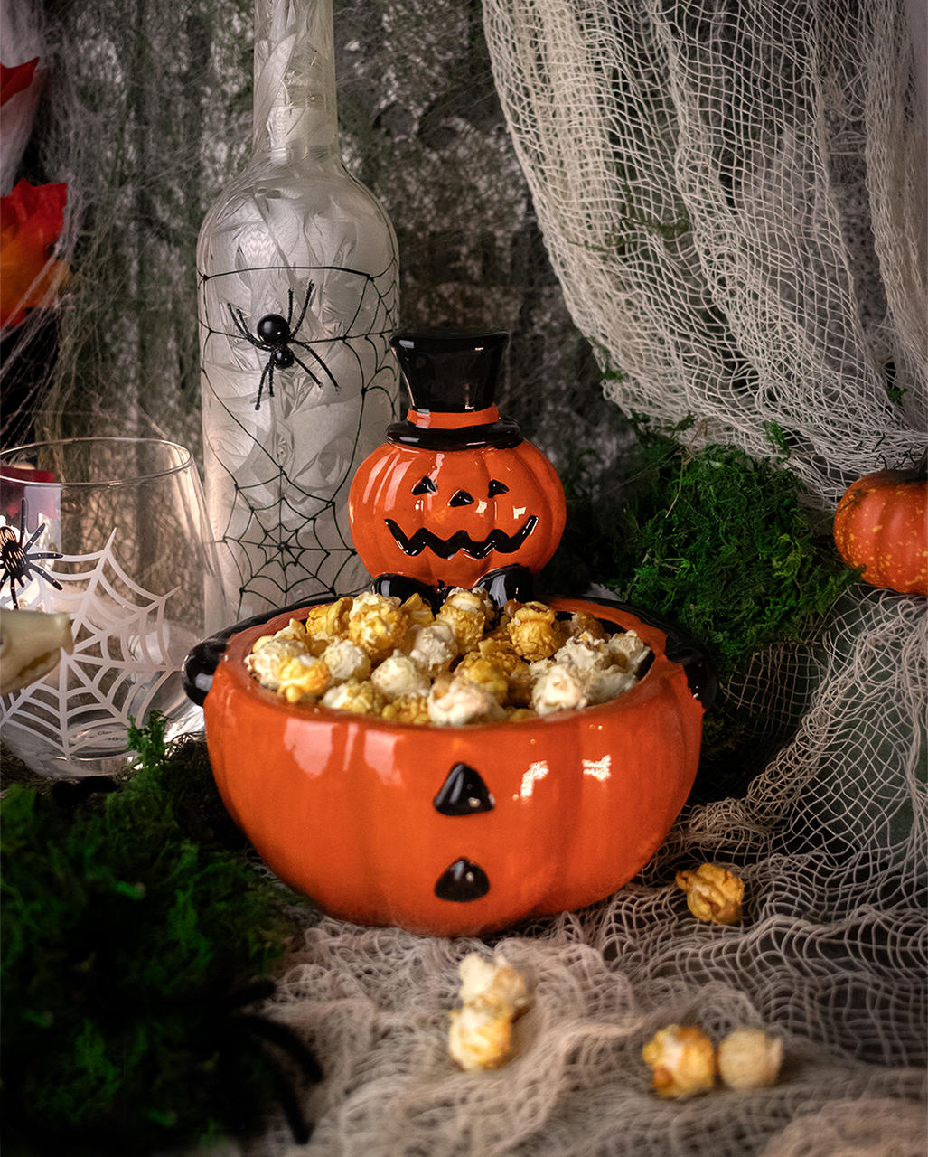 Vintage Süßigkeiten Schale Halloween Kürbis für 🎃 Karneval Universe