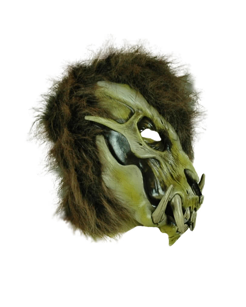 Grusel-Maske wilde Bestie | Latex-Maske für Fasching | Karneval Universe