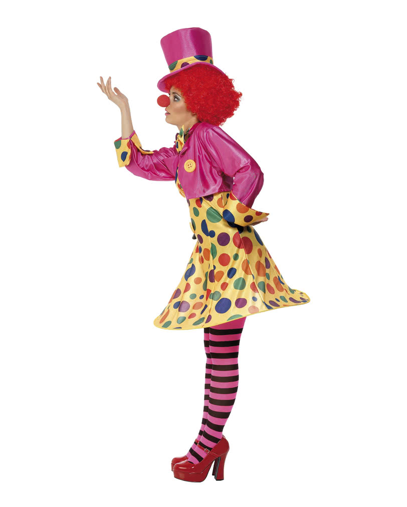Clown Lady Costume XL as circus mature Lady Costume | - Karneval Universe