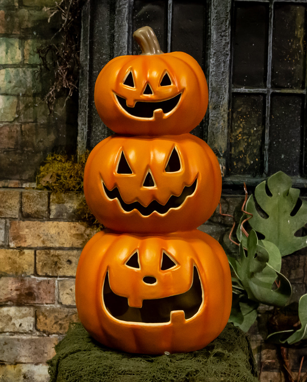 Horror Party Deko Set Amscan Kürbis-Zähne Set – Gruselige Deko Für Halloween, Einfache Montage Für Deinen Pumpkin