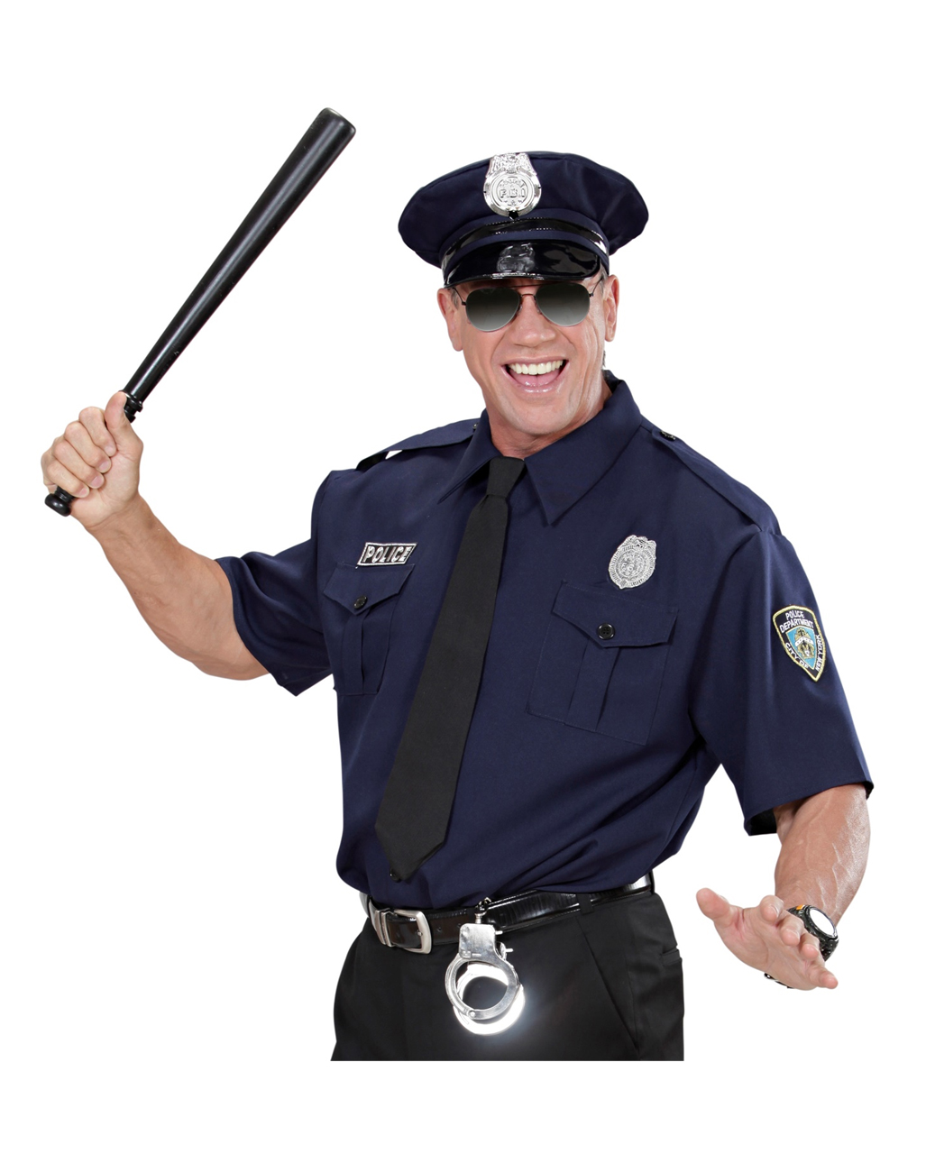 Polizei Schlagstock, Karneval Kostümzubehör