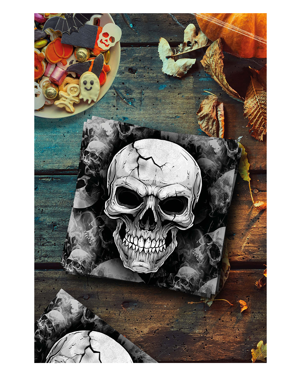 Halloween-Sackerl Totenkopf ⋆ Verschenke Freude