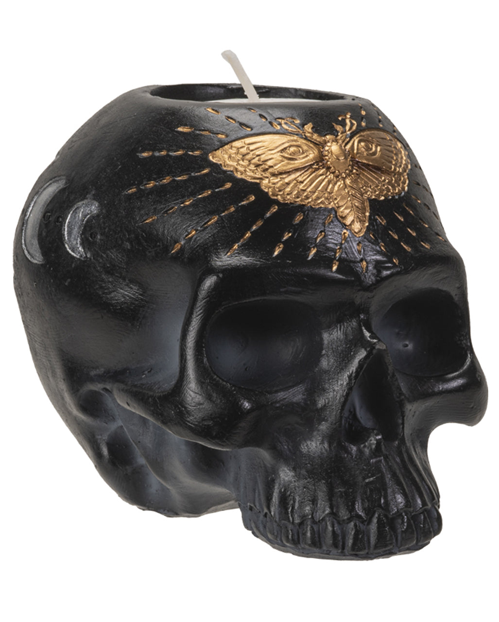 3D Totenkopf Weinglas – Aus Harz & Edelstahl, 19,5 Cm, Für Halloween & Partys