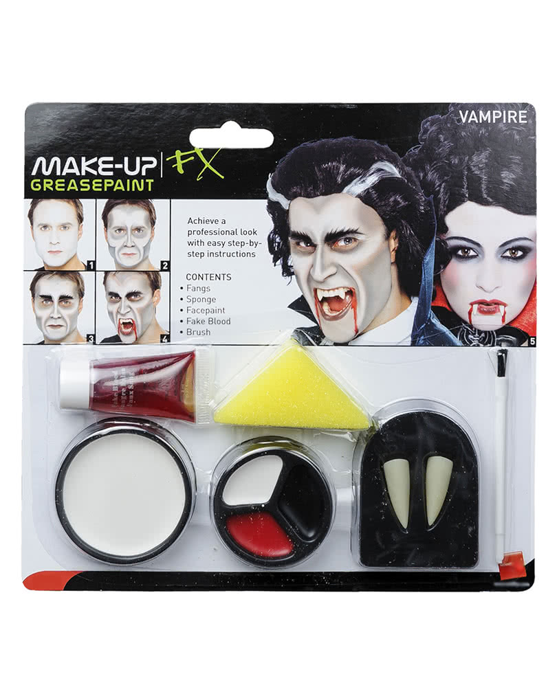 Blood Purifier Makeup Set | Vampire make-up kit with instructions ...