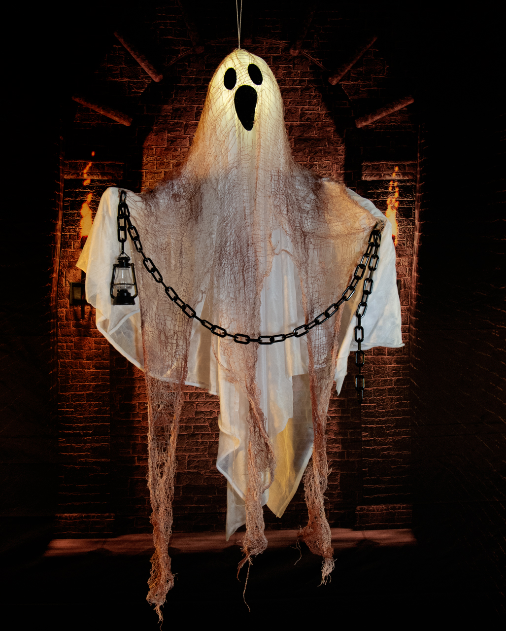 LED Geisterlampe Als Buch - Gruselige Halloween Deko Für Zuhause