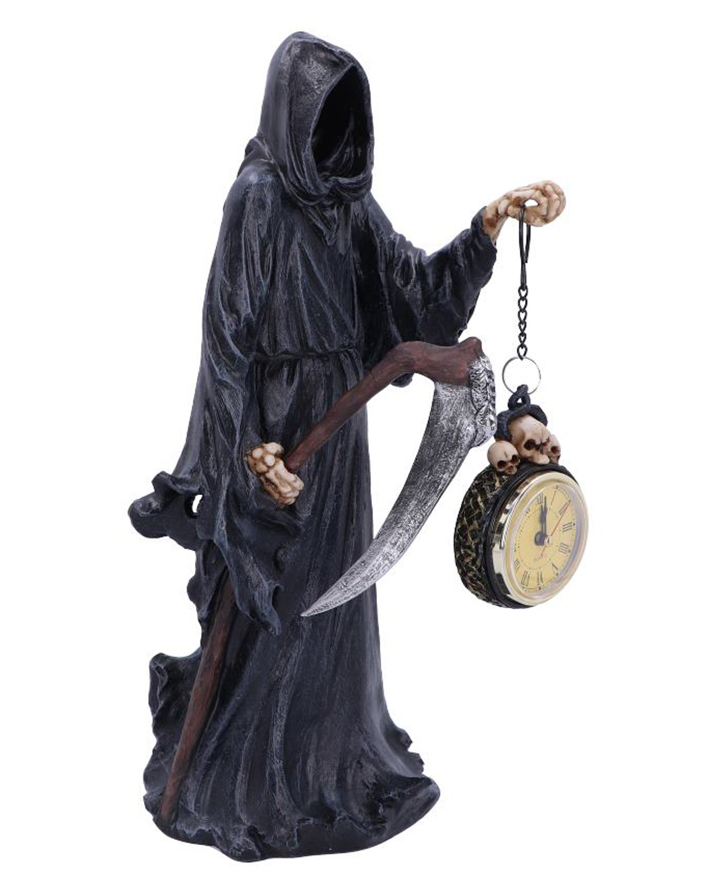 Grim Reaper With Clock Figure 395cm Gothic Home Decor Karneval Universe